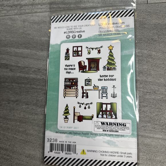 LDRS Creative Stamp Set ~ HOME INTERIORS - 3238 New - Picture 2 of 2